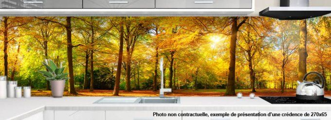 credence paysage automne