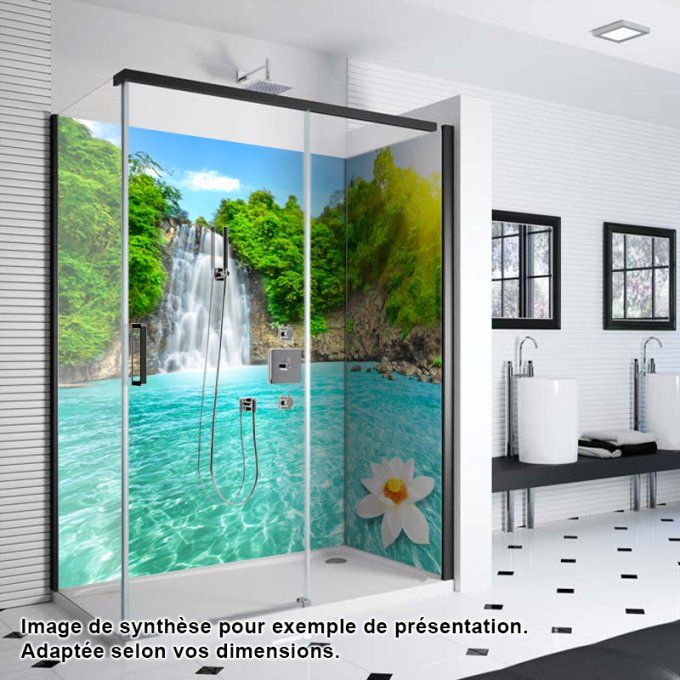 2 panneaux de douche CASCADE