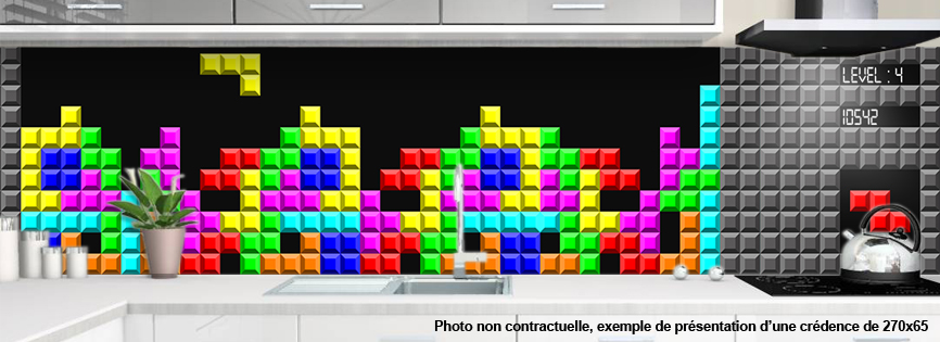 crédence Tetris 1
