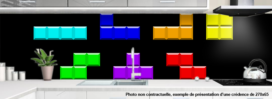 crédence Tetris 4